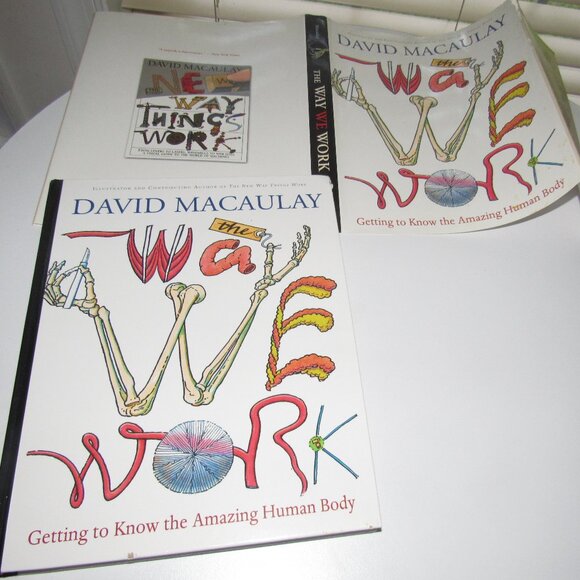 The Way We Work by David Macaulay – Getting to Know the Amazing Human Body – HC - Picture 1 of 8